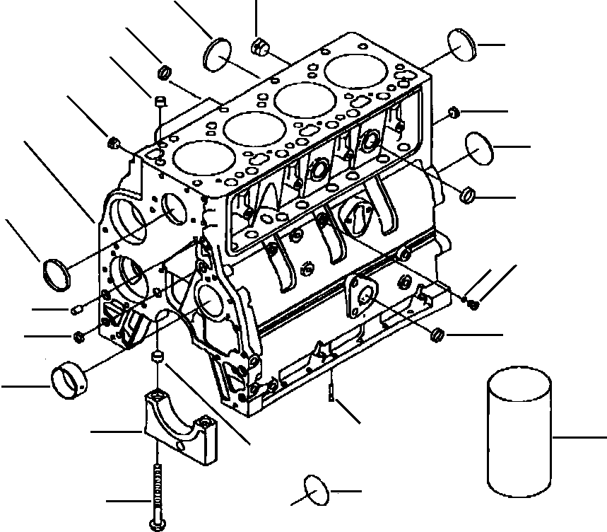 Крышка подшипника 6731-21-1230 KOMATSU