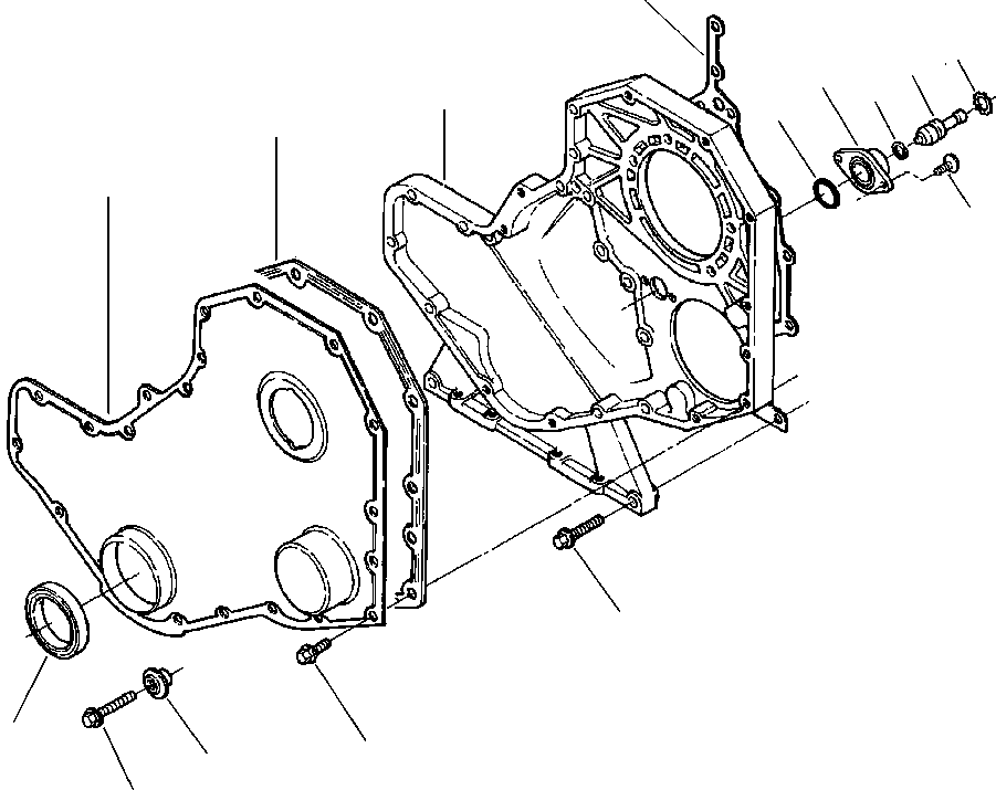 HOUSING, GEAR 6731-21-3110 KOMATSU