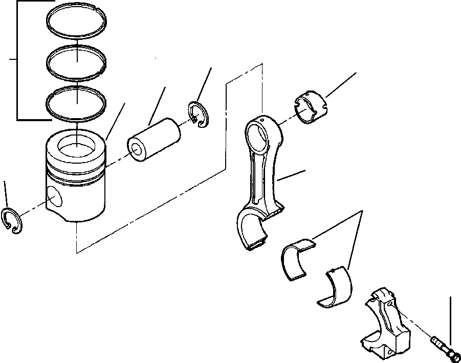 KIT, ENGINE PISTON (1.00MM OVERSIZE) 6731-31-2160 KOMATSU