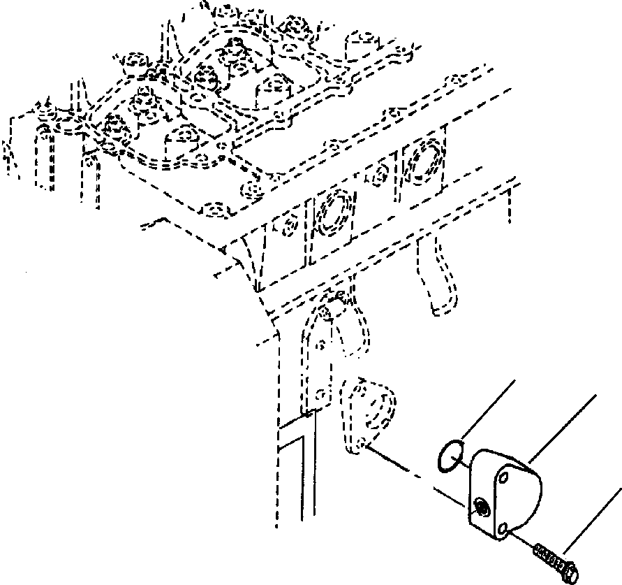 CONNECTION, SPACER 6731-11-4350 KOMATSU