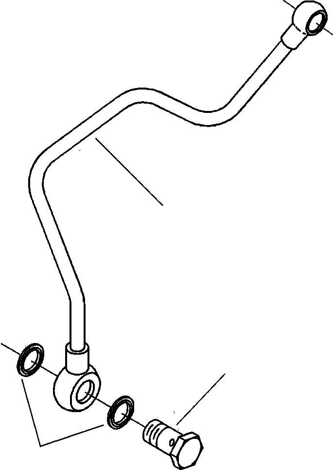 TUBE, FUEL SUPPLY 6731-71-5230 KOMATSU