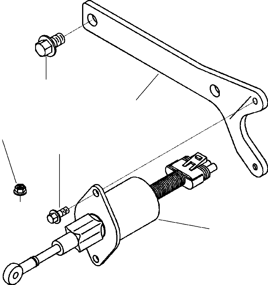 BRACKET, SOLENOID 6731-81-9110 KOMATSU