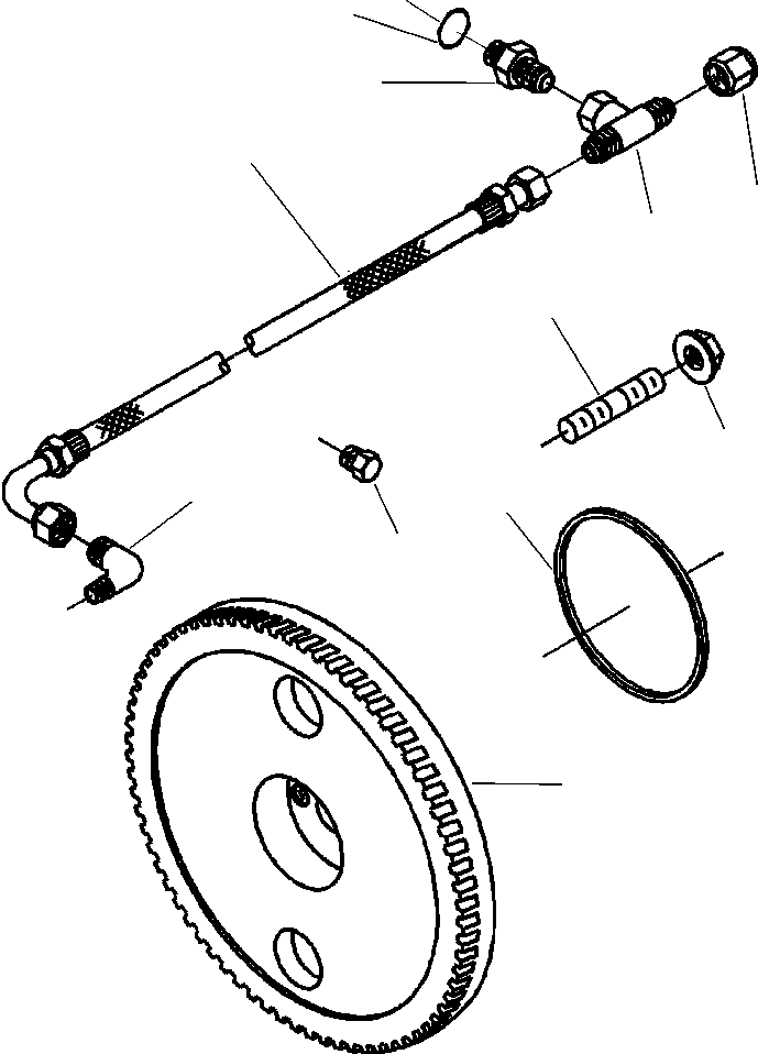 GEAR, FUEL PUMP 6731-71-3110 KOMATSU