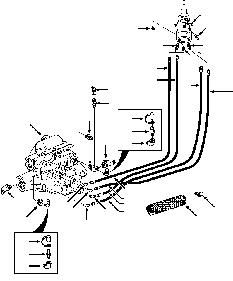 TRANSMISSION ASSY, COMPLETE 1306 666 H91 KOMATSU