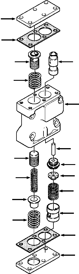 VALVE ASSY, RATE OF RISE 1305 397 H91 KOMATSU