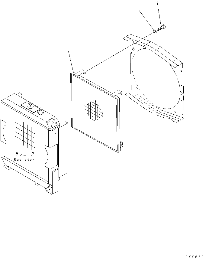 GRID,CORE 114-03-51340 KOMATSU
