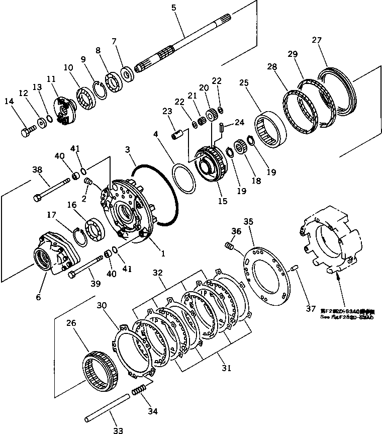 Трансмиссия в сборе (114-15-51010) KOMATSU