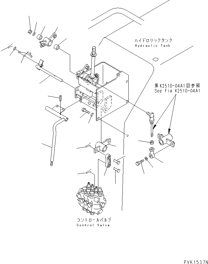 Рычаг 114-43-51540 KOMATSU