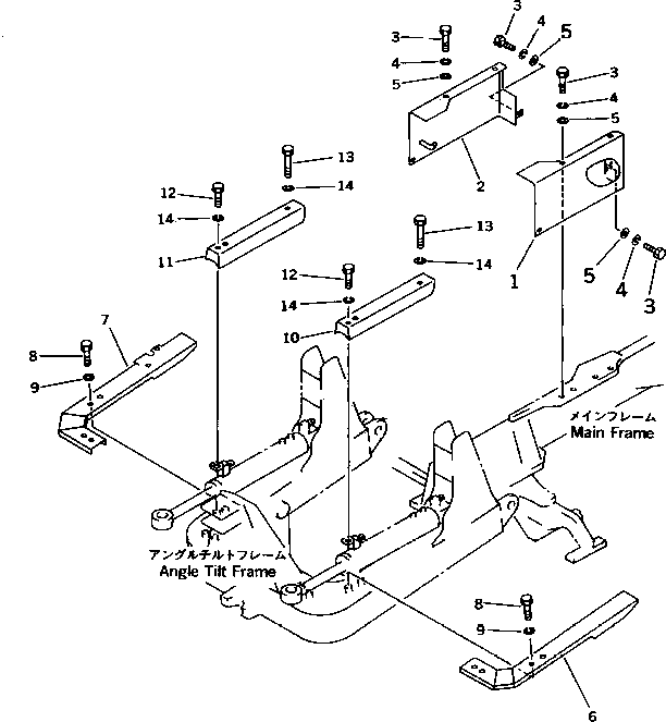 Крышка правая 114-62-46151 KOMATSU