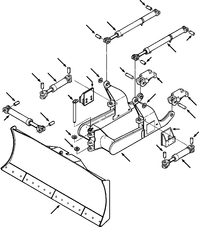 BLADE EQUIPMENT (1262 756 H91) KOMATSU