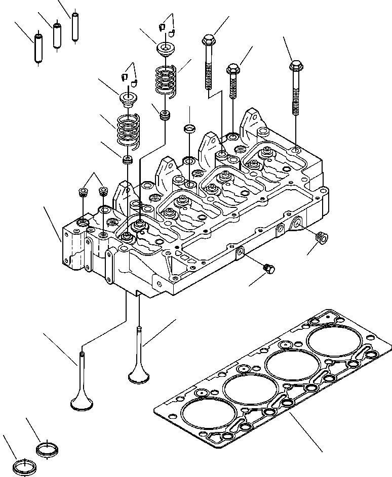 CYLINDER HEAD ASSEMBLY 6731-11-1220 KOMATSU