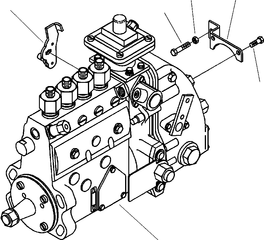 PUMP, FUEL INJECTION 6731-71-1270 KOMATSU