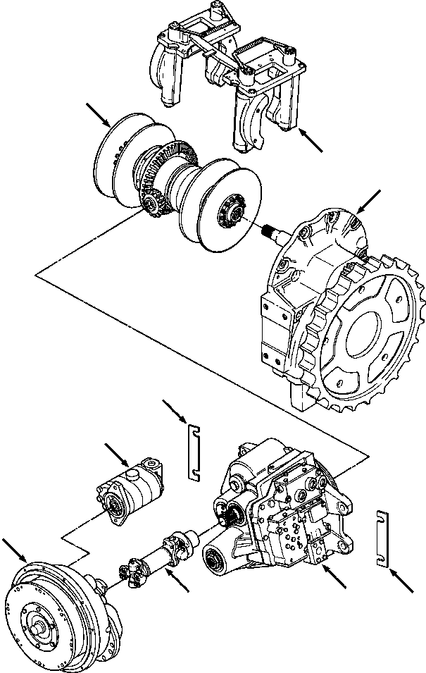 TORQUE CONVERTER (1277 314 H91) KOMATSU