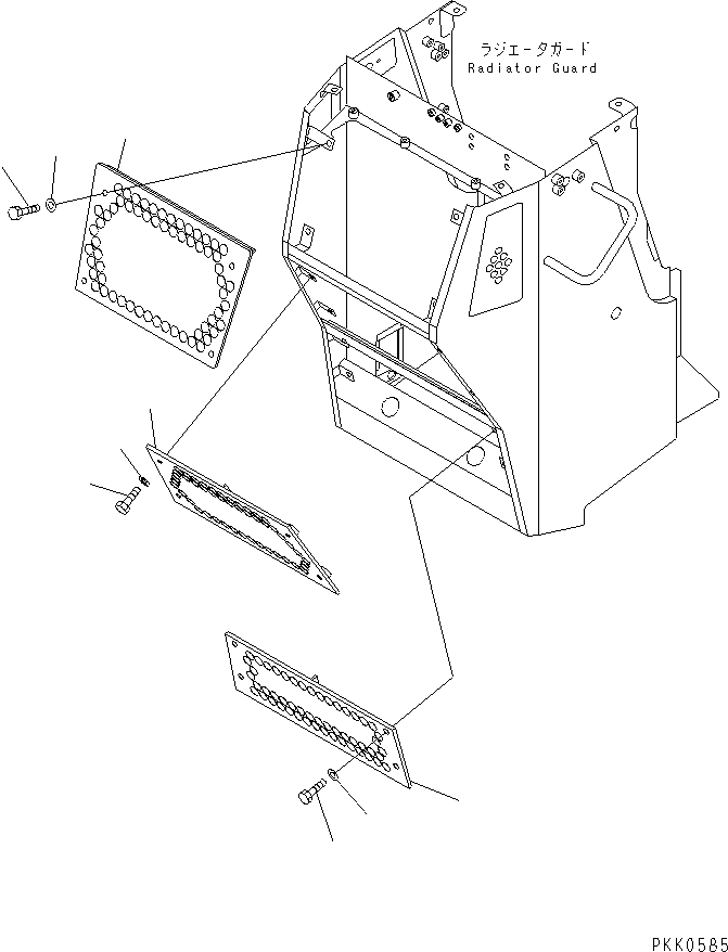 MASK 124-54-51330 KOMATSU