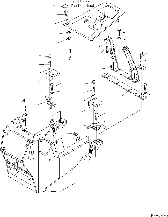 Пластина 124-54-52151 KOMATSU