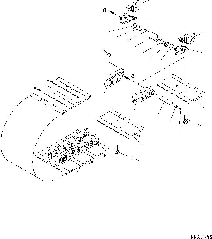 Большая пробка 126-32-52280 KOMATSU