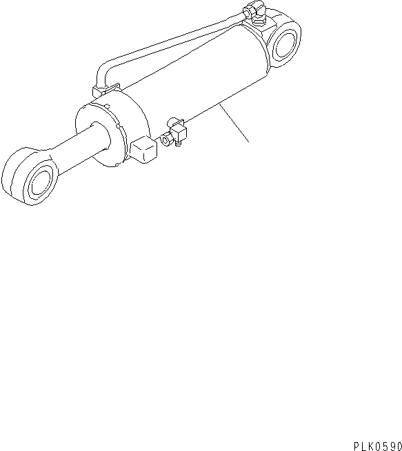 Цилиндр в сборе (125-63-42300) KOMATSU