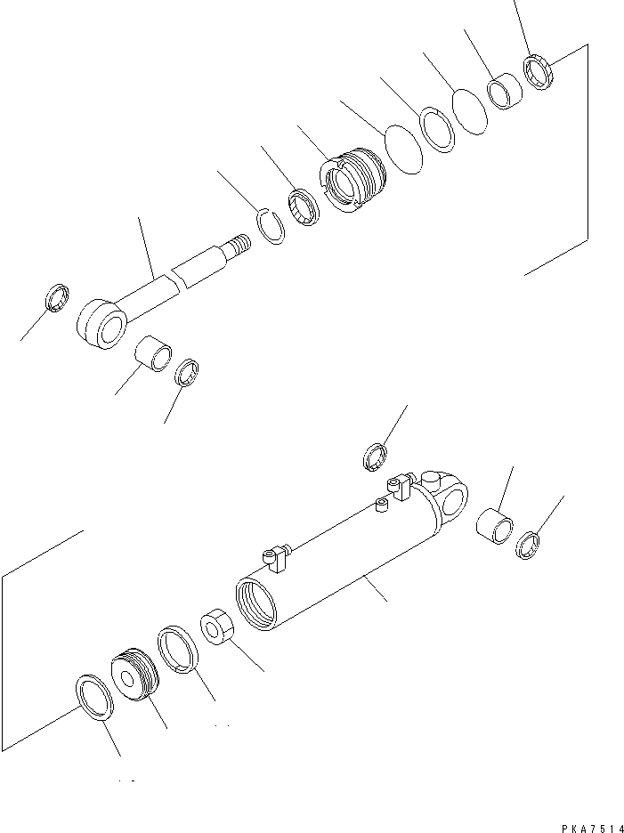 Головка цилиндров 707-29-10420 KOMATSU