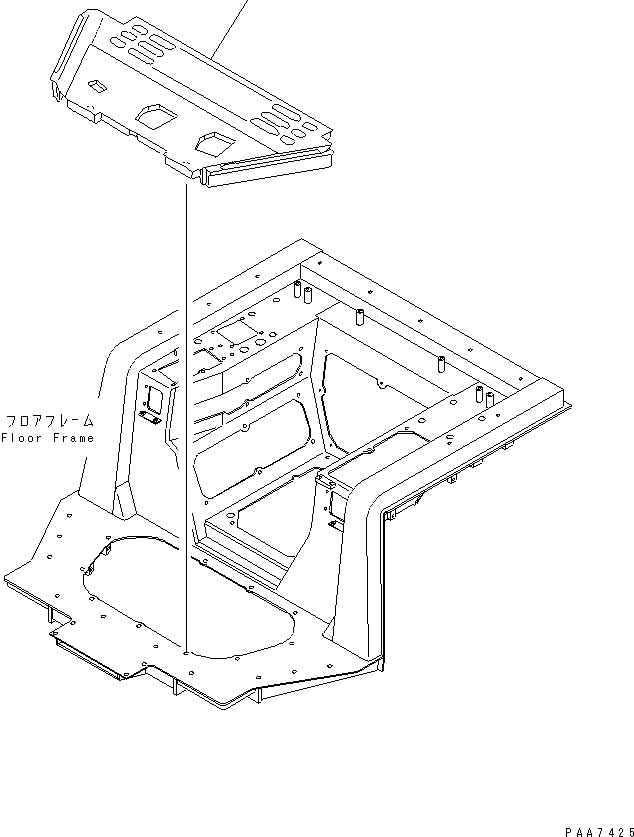 MAT,(D60) 14X-54-16811 KOMATSU