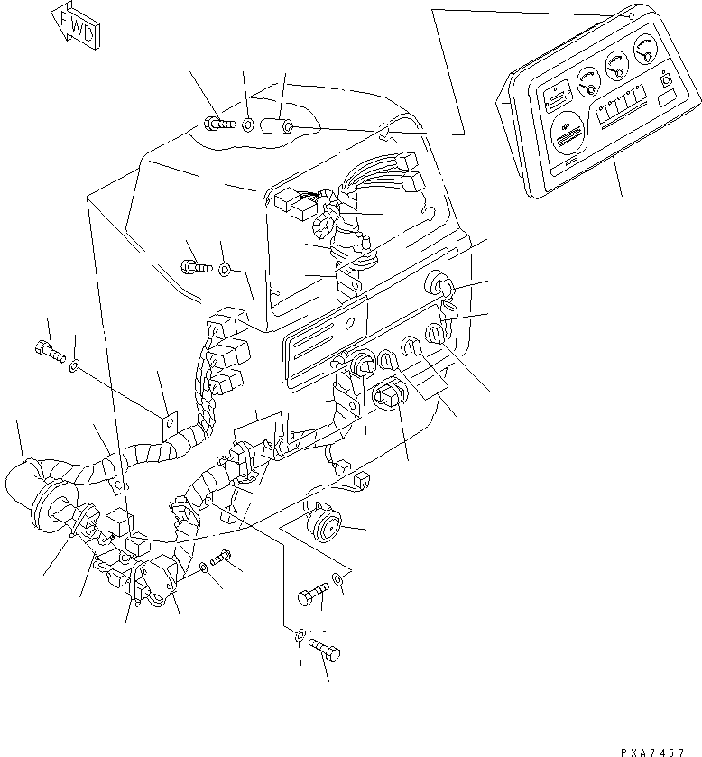 Жгут проводов 124-06-54230 KOMATSU