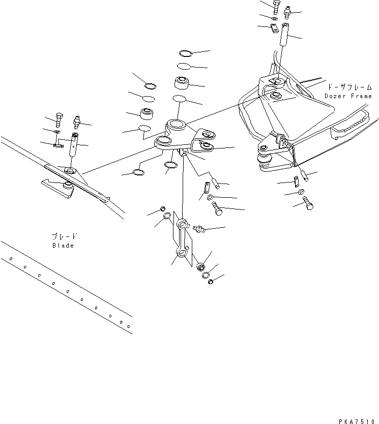 Палец 09241-4B180 KOMATSU