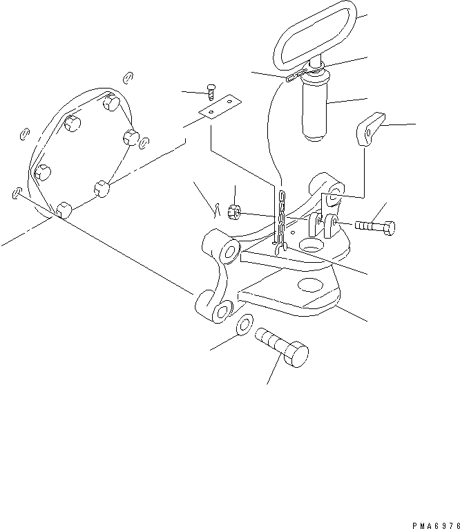 Гайка 01592-01215 KOMATSU