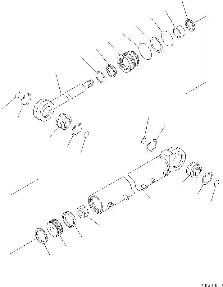 цилиндр в сборе 124-63-02210 KOMATSU