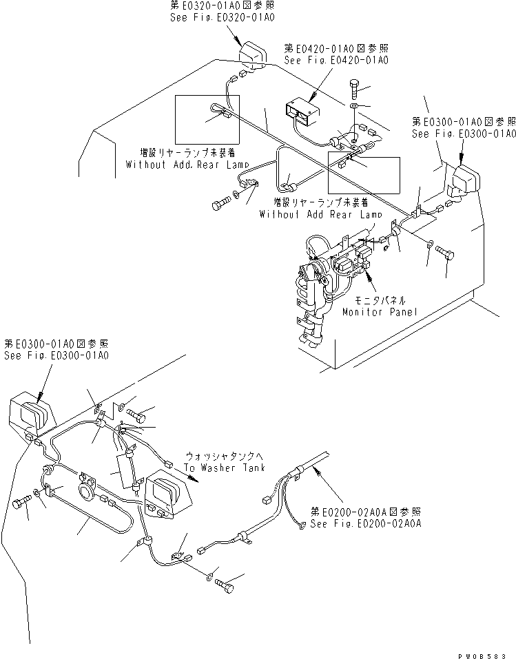 Жгут проводов 124-06-64151 KOMATSU