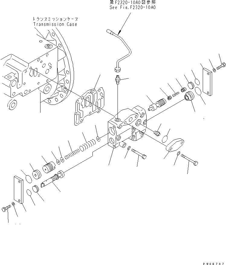 Золотник 124-15-55321 KOMATSU