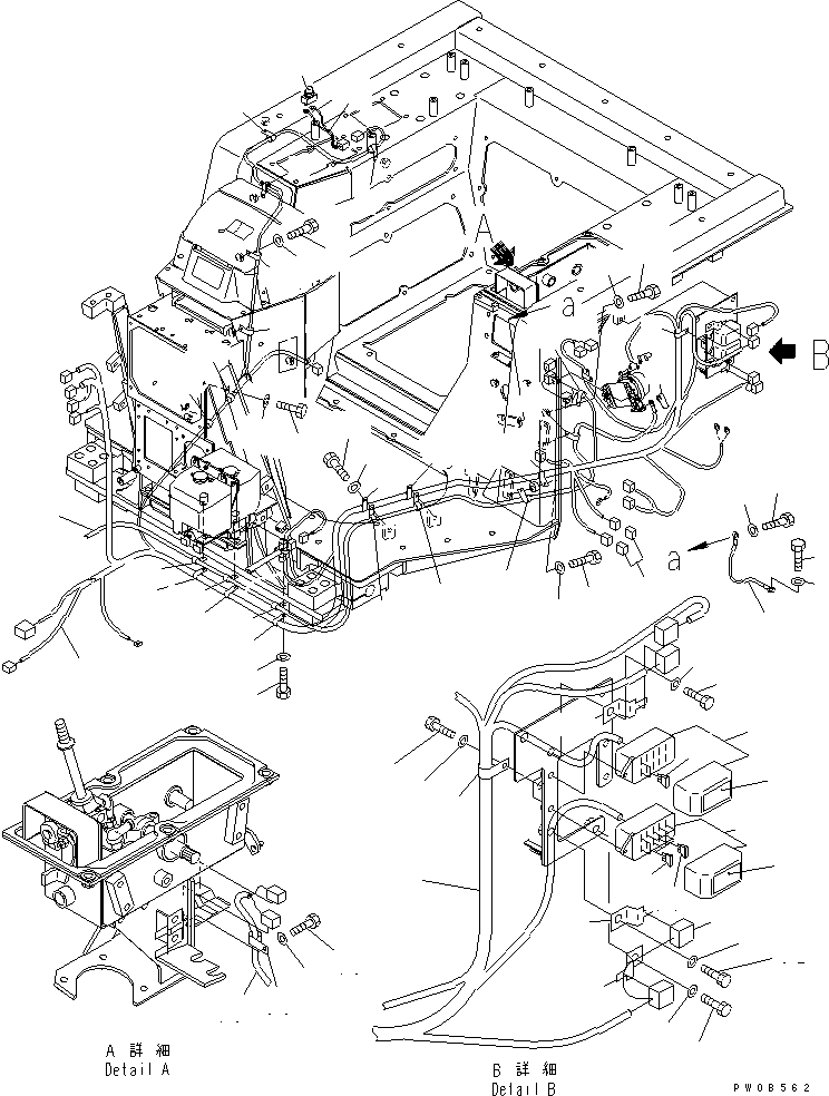 Жгут проводов 124-06-64172 KOMATSU