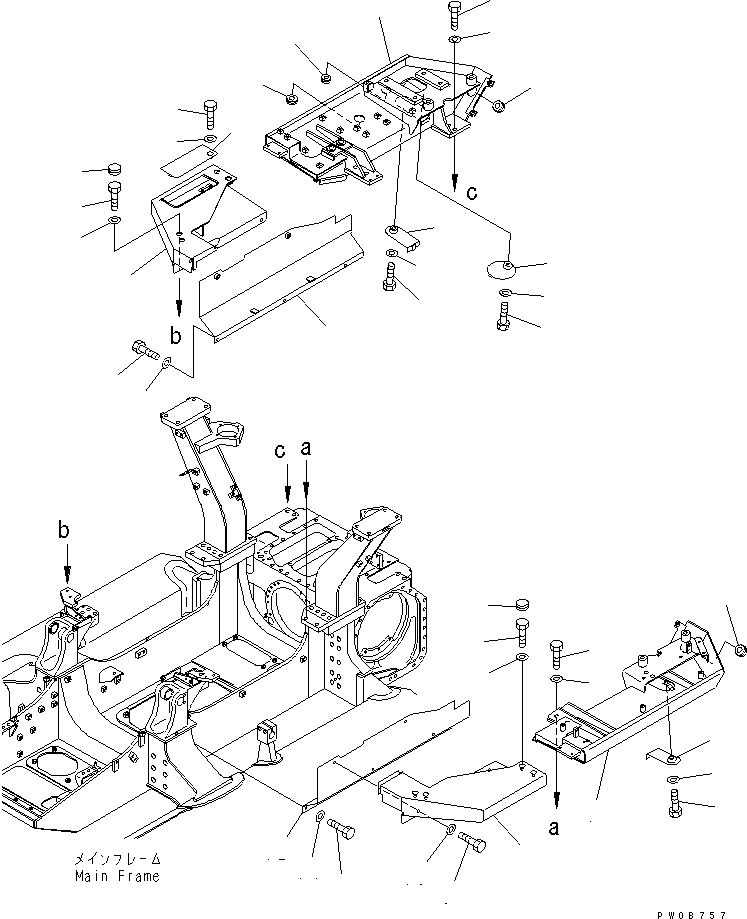 STEP,R.H. 124-54-63151 KOMATSU
