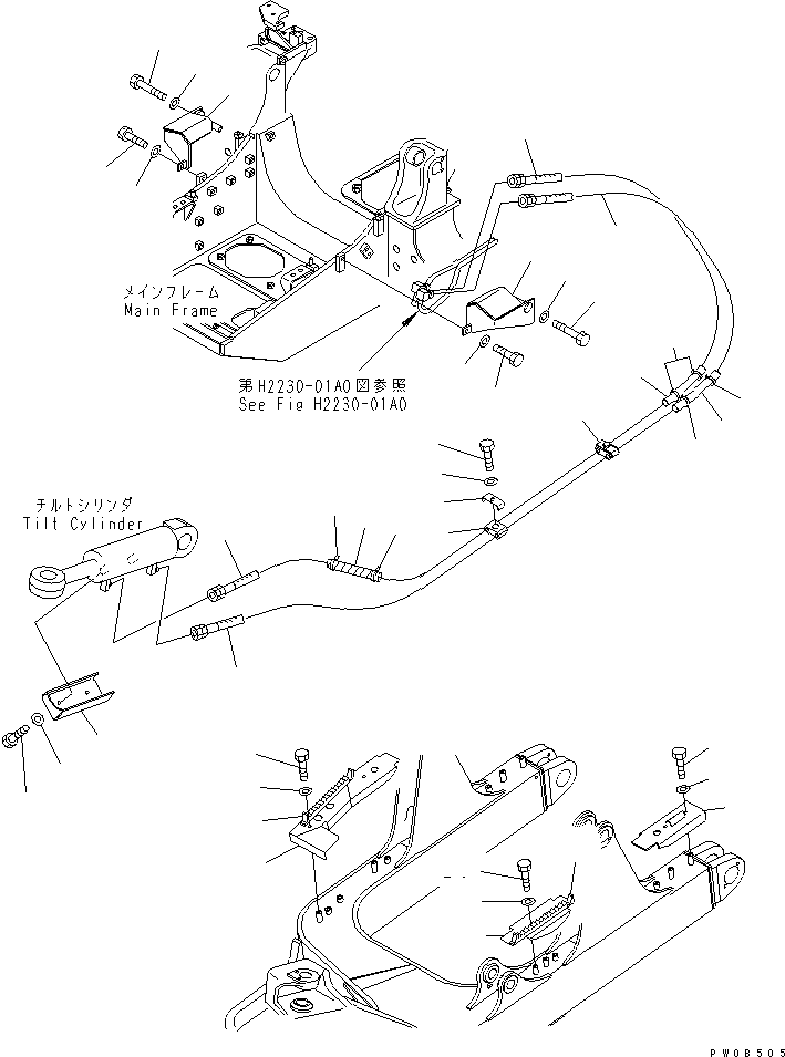 Шланг 124-62-61880 KOMATSU