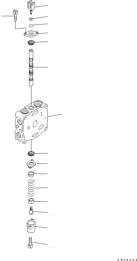 Клапан в сборе 723-21-02101 KOMATSU