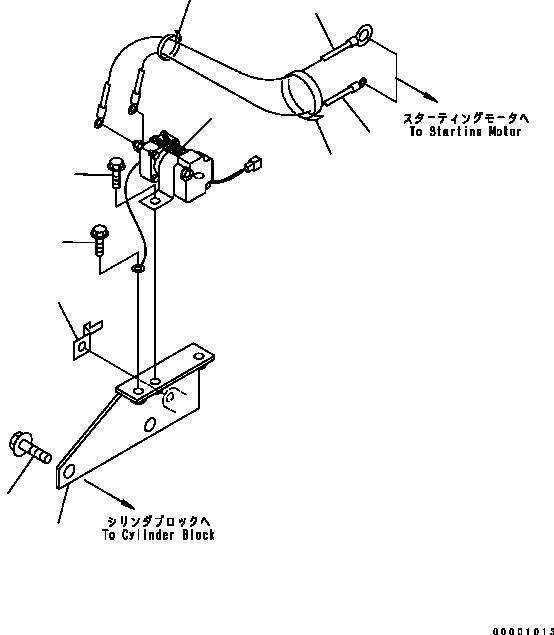 WIRE ASSEMBLY 124-01-61920 KOMATSU