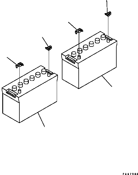 BATTERY, WET 124-06-51160 KOMATSU