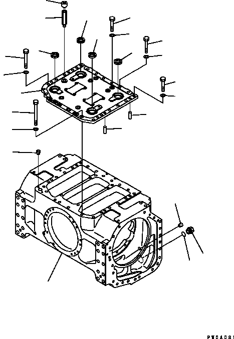 Корпус 124-22-65110 KOMATSU