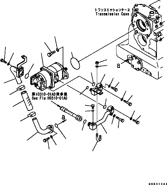 Трубка 124-49-61141 KOMATSU