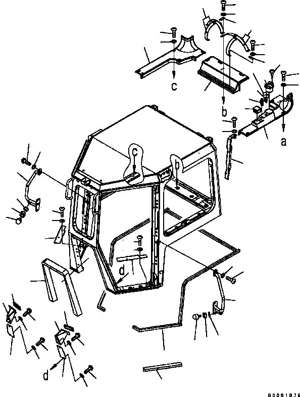 Крышка 124-Z11-8170 KOMATSU