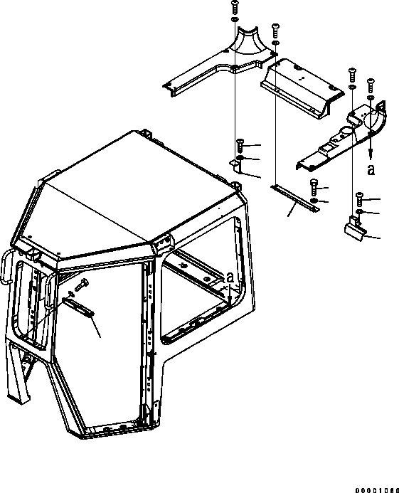 Кронштейн 124-Z11-8110 KOMATSU