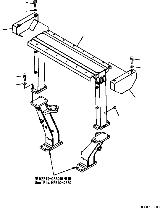Ограждение 124-Z78-6213 KOMATSU
