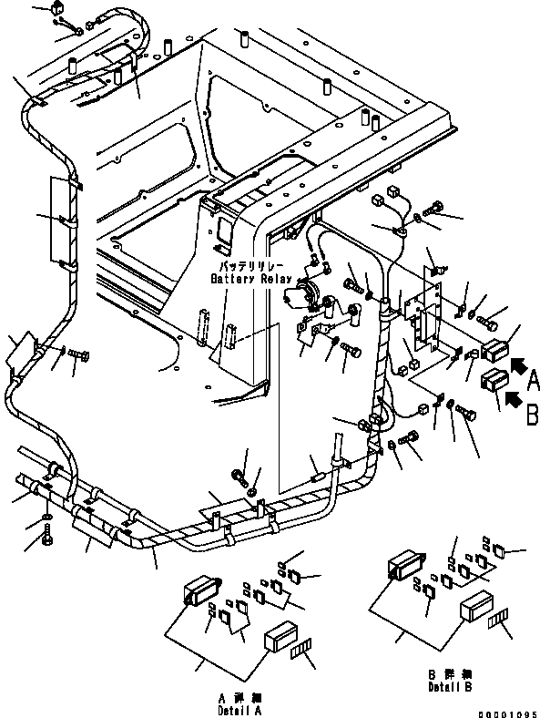 Жгут проводов 124-06-64415 KOMATSU