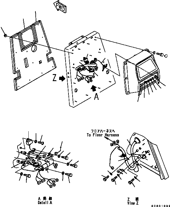 Жгут проводов 124-06-65262 KOMATSU