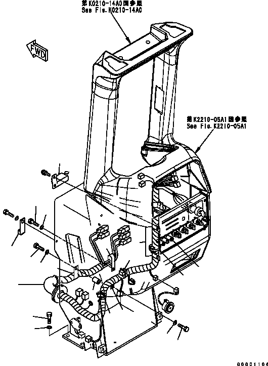 зажим 04435-51908 KOMATSU