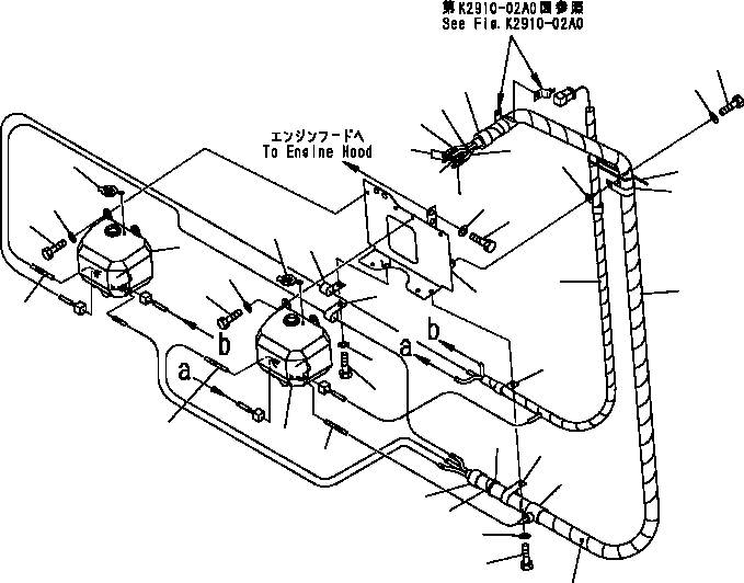 Жгут проводов 124-06-64211 KOMATSU