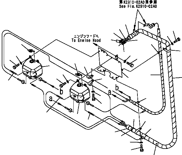 Кронштейн 124-C62-6110 KOMATSU