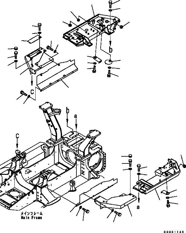 STEP, R.H. 124-54-63551 KOMATSU