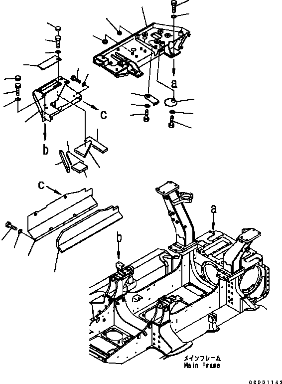 STEP, R.H. 124-C62-4550 KOMATSU