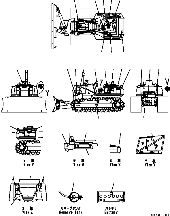 Табличка 09602-02051 KOMATSU