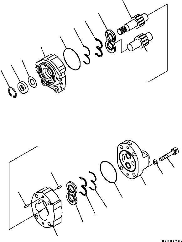 уплотнение (\7\705-17-01470) KOMATSU
