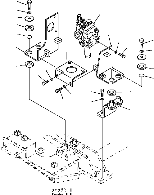 Управляющий клапан 709-81-11102 KOMATSU